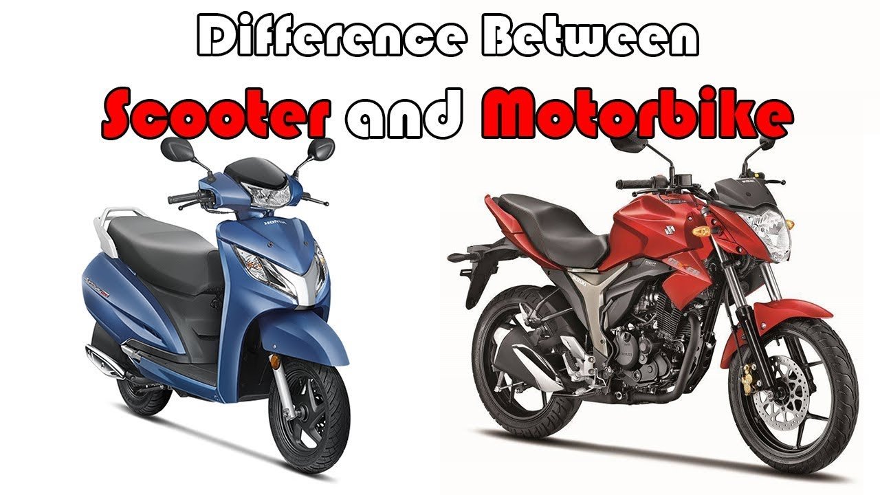 What Is The Difference Between Motorcycle And Scooter?